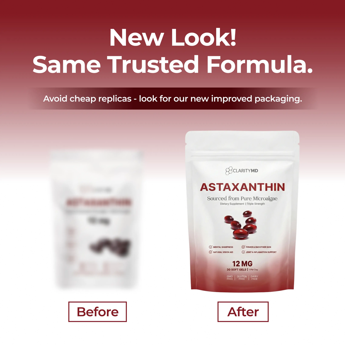Clarity MD Astaxanthin 12mg Softgels